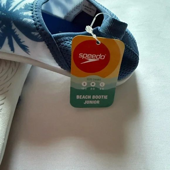 Speedo Kids Blue Palm Tree Water Shoes - Picture 4 of 7